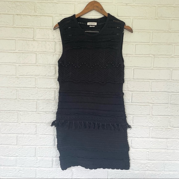 Étoile Isabel Marant black crochet cotton dress size 40 - Picture 1 of 9